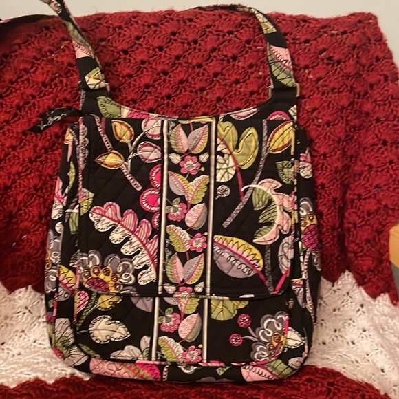 VERA BRADLEY Moon Blooms Shoulder Crossbody Bag - Picture 2 of 8